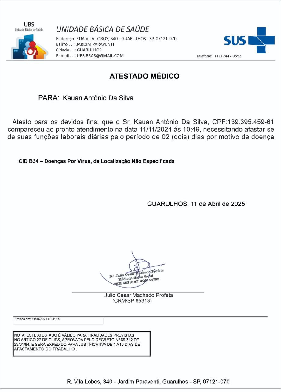 Modelo UBS